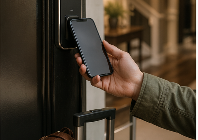 Smart check-in details for a short stay