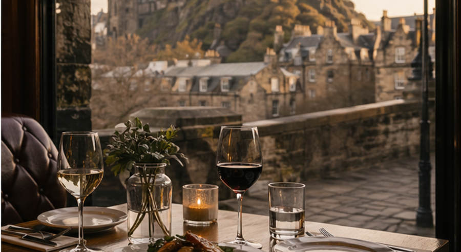 Dining and nearby attractions in Edinburgh